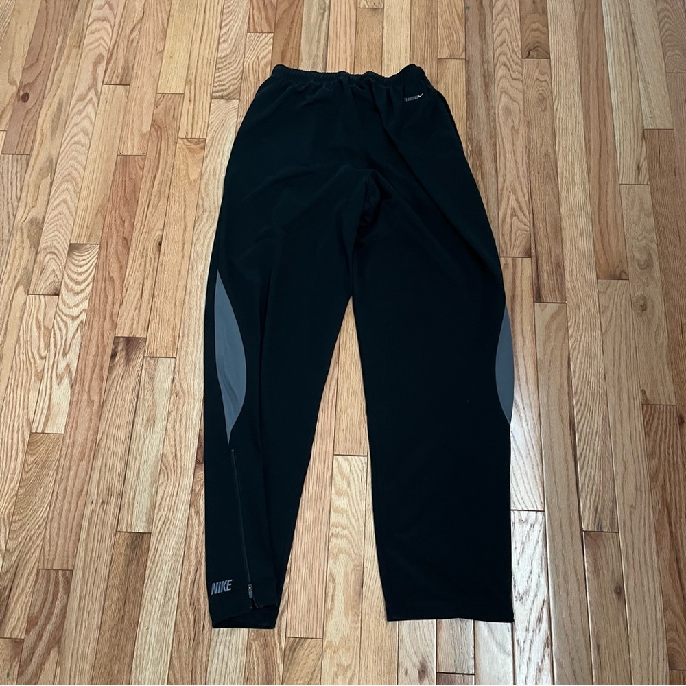Nike Black and Grey Training Pants Size M